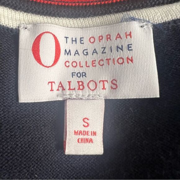 Oprah Magazine Collection for Talbots Embroidered & Beaded Sweater Womens Small - Picture 7 of 8
